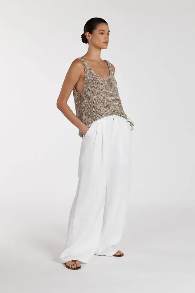 DISSH Tanks HEIDI TAN MARLE SCOOP TANK 8211 Women