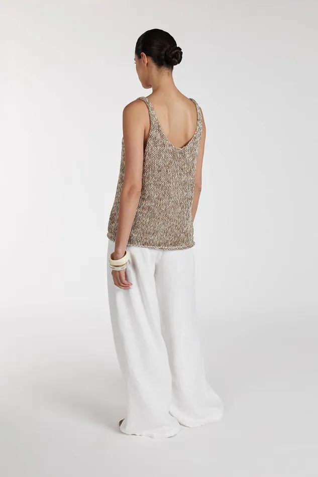 DISSH Tanks HEIDI TAN MARLE SCOOP TANK 8211 Women