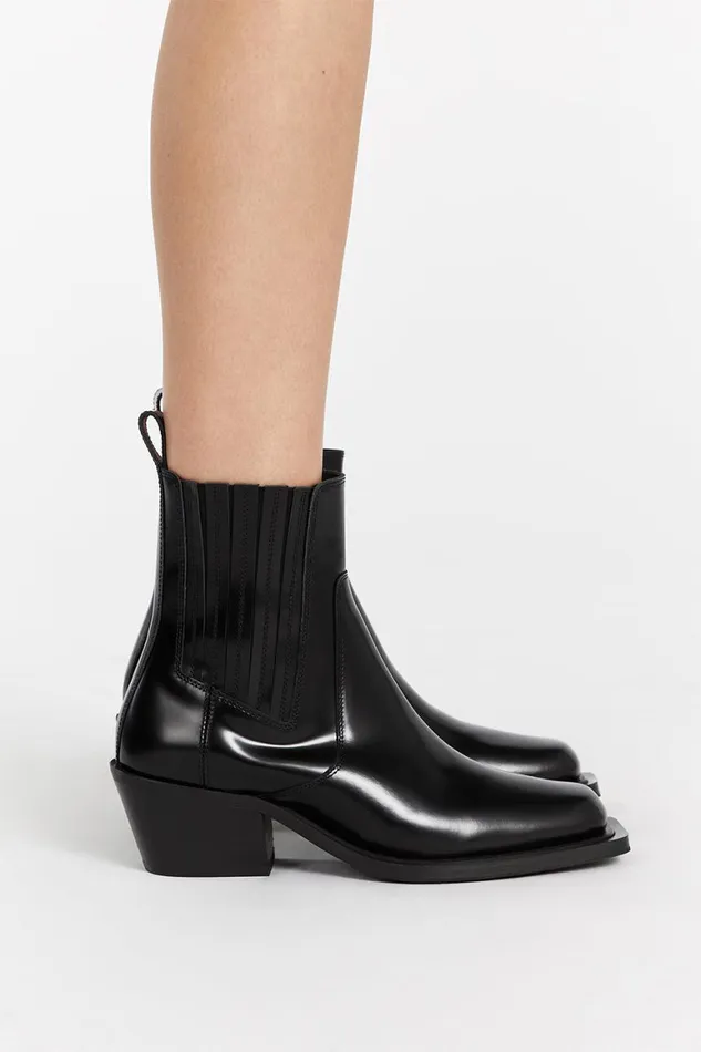 DISSH The Gift Shop ALOHAS DENVER BLACK LEATHER BOOT 8211 Women