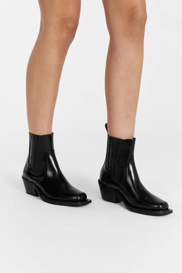DISSH The Gift Shop ALOHAS DENVER BLACK LEATHER BOOT 8211 Women