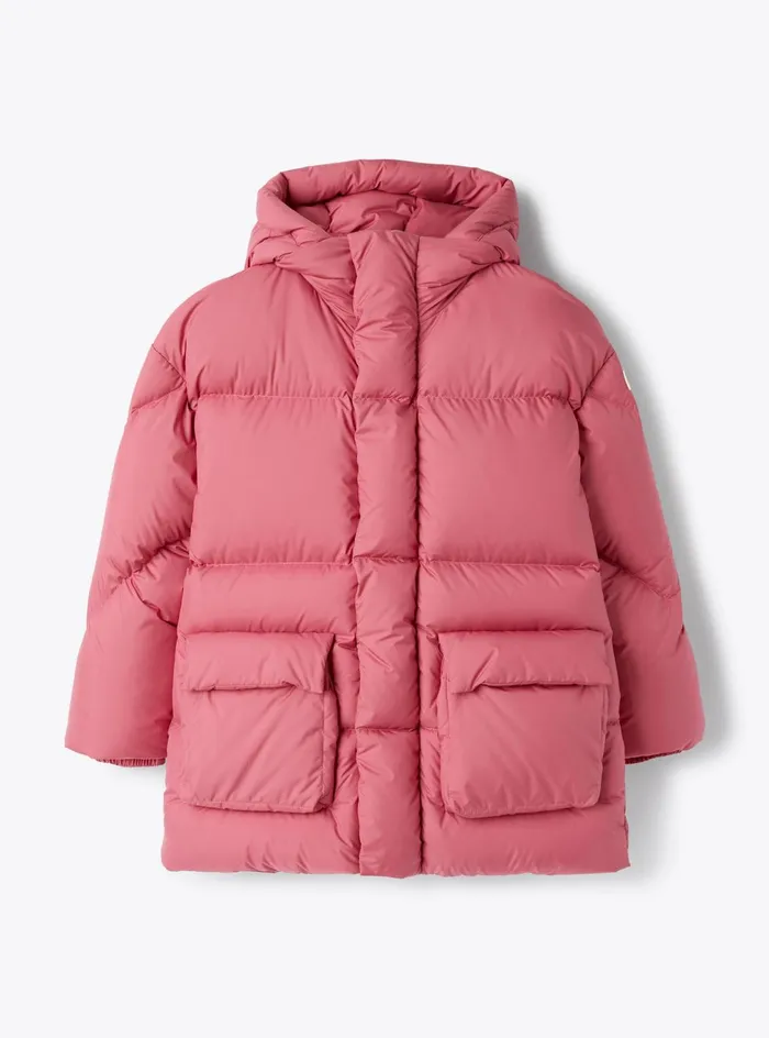 Downjackets Girl 216Boy 216 Il Gufo Long Hooded Down Jacket