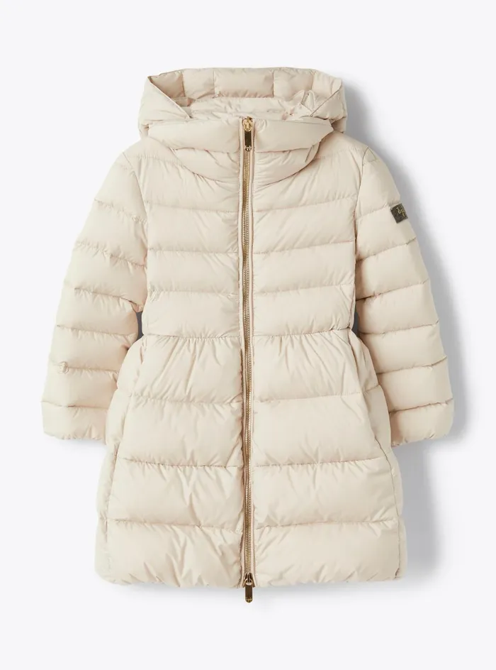 Downjackets Girl 216 Il Gufo Flared Down Jacket With Hood