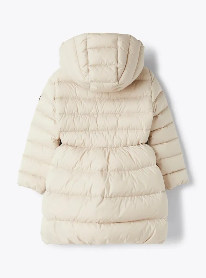 Downjackets Girl 216 Il Gufo Flared Down Jacket With Hood