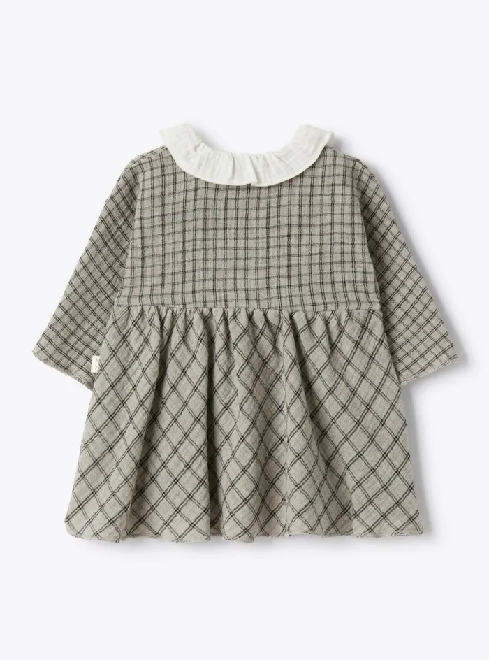 Dresses Baby 036 Il Gufo Organic Gauze Dress