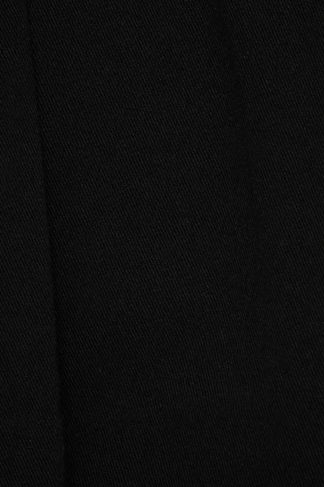 Dynamite Black Bottoms Women Belted Pleated Mini Skort Black