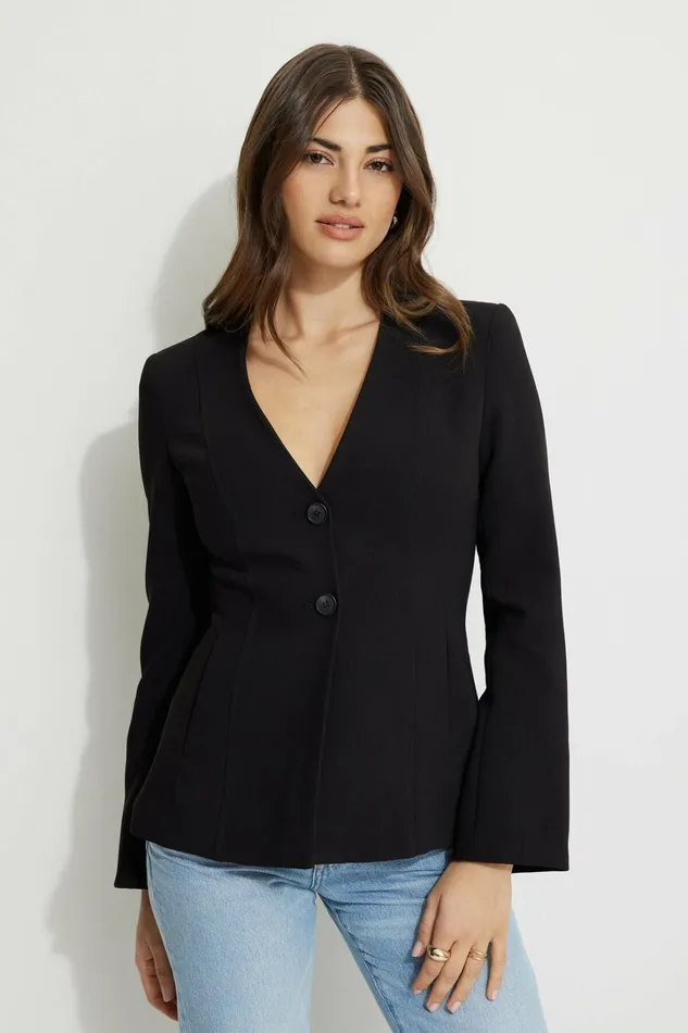 Dynamite Blazers and Vests Women Hourglass Blazer Black