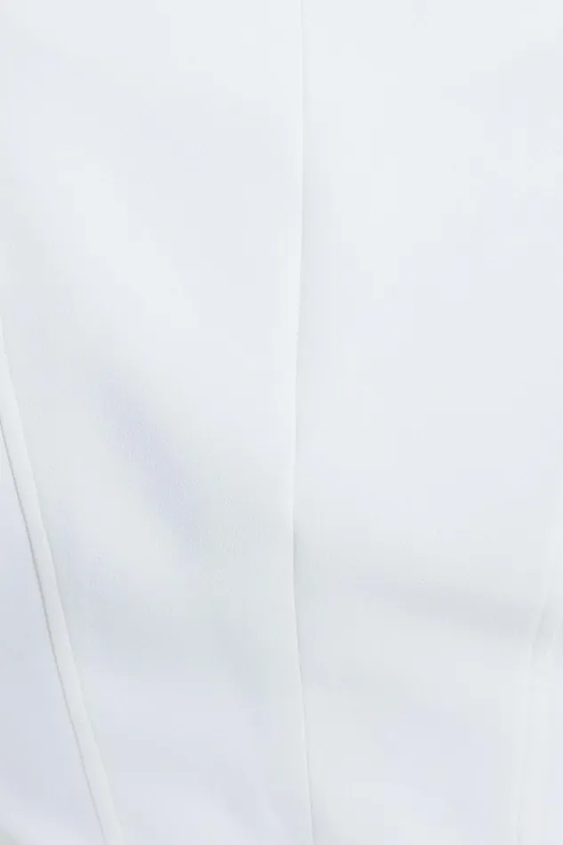 Dynamite Blazers and Vests Women Hourglass Blazer White