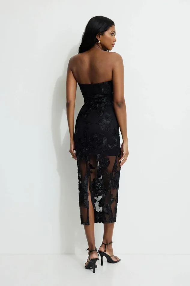 Dynamite Dresses and Jumpsuits Women Elisa Maxi Tube Dress Black