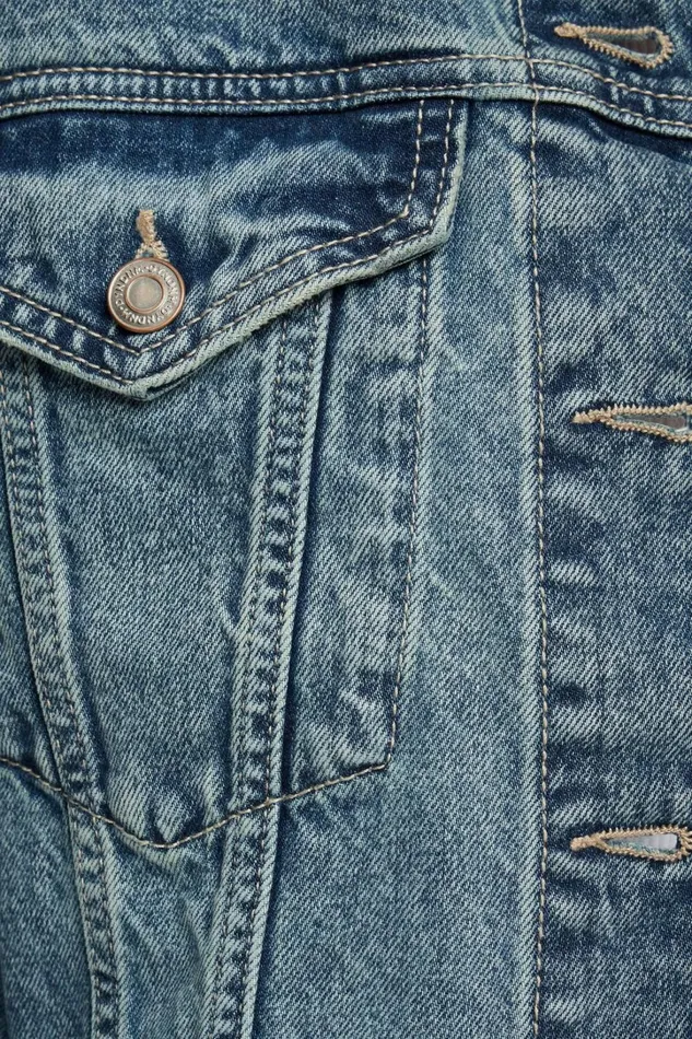 Dynamite Jeans and Denim Women Buttoned Denim Jacket Blue