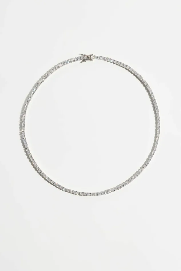 Dynamite Necklaces Women The Tennis Necklace Gray