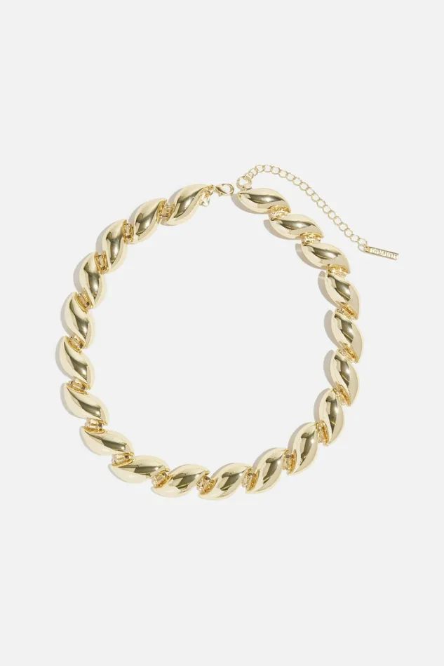 Dynamite Necklaces Women Wave Link Necklace YELLOW