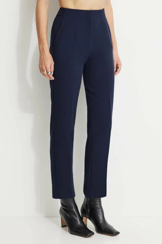 Dynamite Pants Women Emily Tailored Slim Ankle Pants Blue