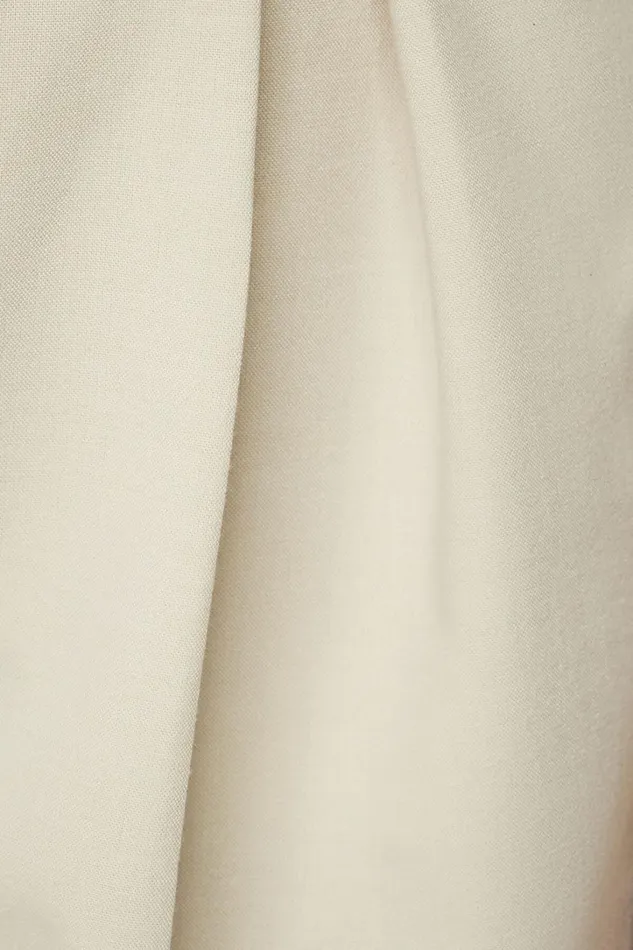 Dynamite Pants Women Pleated Wide Leg Pants Beige