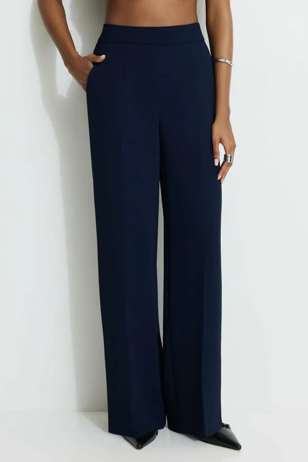 Dynamite Pants Women Yasmin Airflow Straight Leg Pants Blue