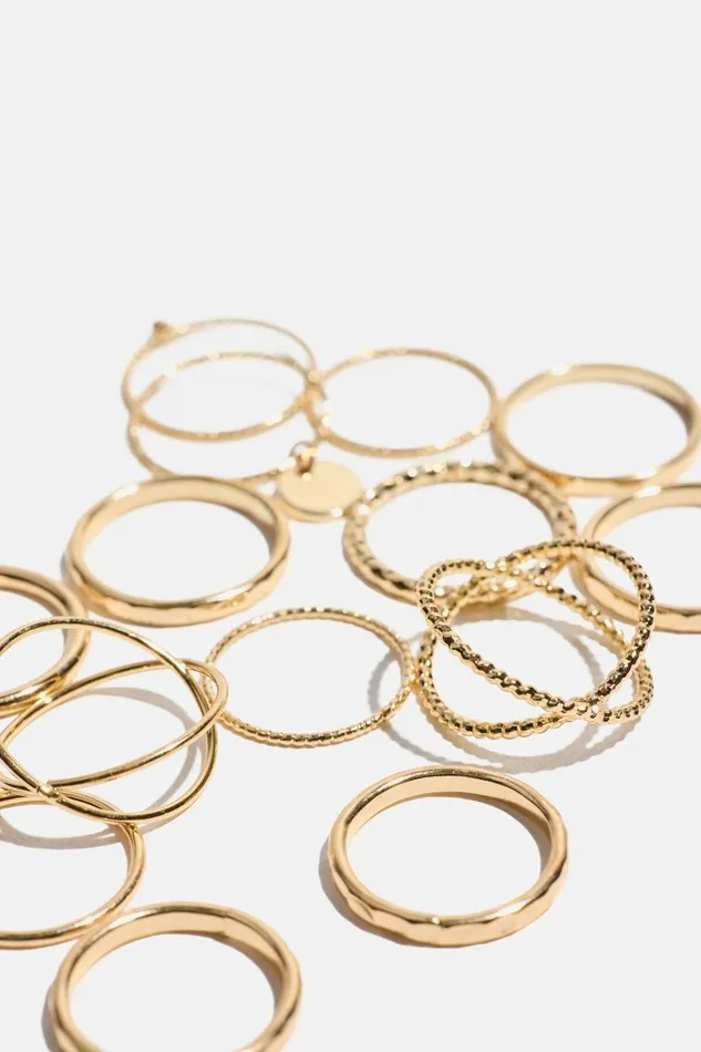 Dynamite Rings Women Delicate Rings MultiPack YELLOW