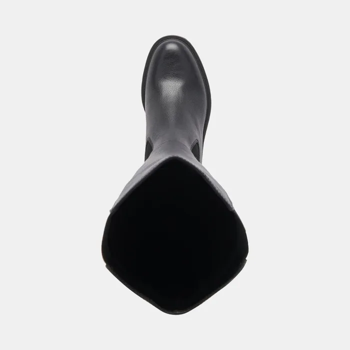 Eamon H2O Boots Black Leather Women Dolce Vita Boots and Booties