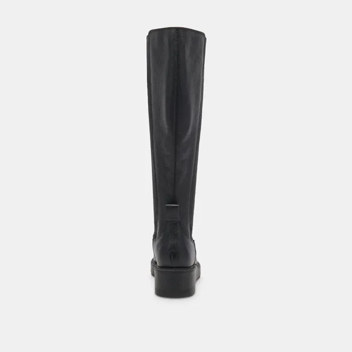 Eamon H2O Boots Black Leather Women Dolce Vita Boots and Booties