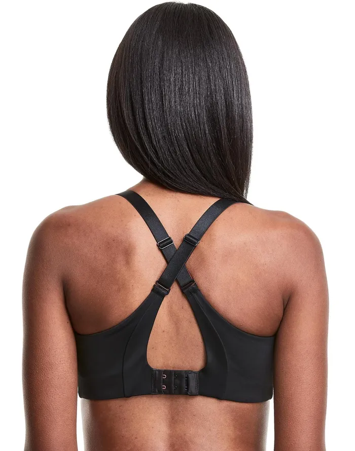 Everday Sports Bra C Logo Black Women Champion Sports Bras and Bralettes
