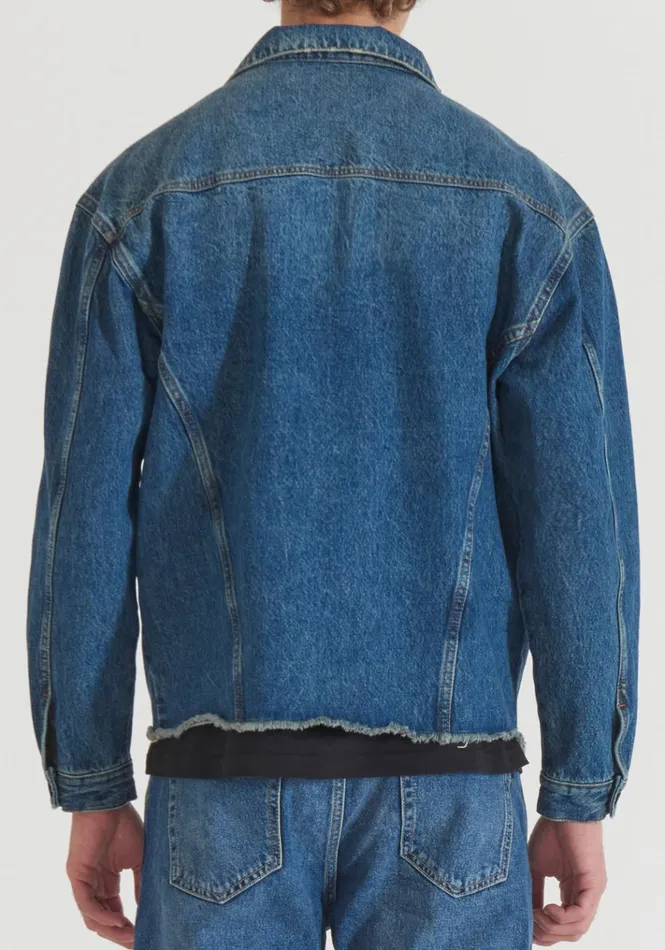 Field Jackets And Coats Men Antony Morato LooseFitting Denim Jacket Light Blue
