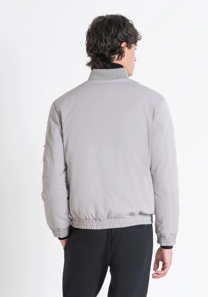 Field Jackets And Coats Men Antony Morato Regular Fit Bomber With Dupont Sorona Synthetic Padding Clay