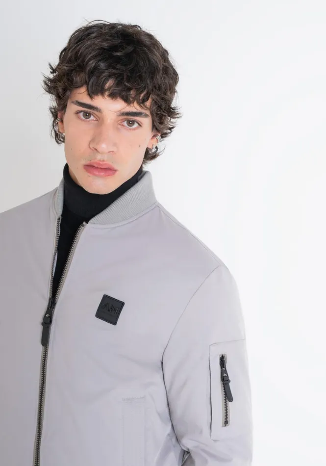 Field Jackets And Coats Men Antony Morato Regular Fit Bomber With Dupont Sorona Synthetic Padding Clay
