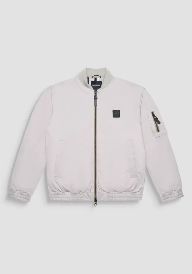 Field Jackets And Coats Men Antony Morato Regular Fit Bomber With Dupont Sorona Synthetic Padding Clay