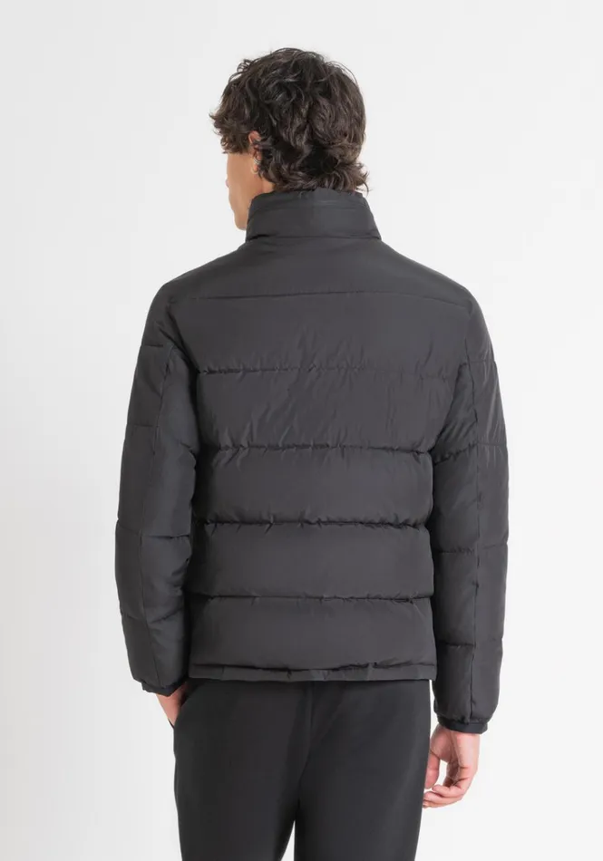 Field Jackets And Coats Men Antony Morato Regular Fit Down Jacket In Black With Dupont Sorona Synthetic Padding Black