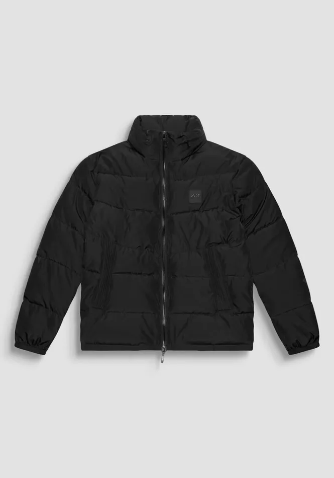 Field Jackets And Coats Men Antony Morato Regular Fit Down Jacket In Black With Dupont Sorona Synthetic Padding Black