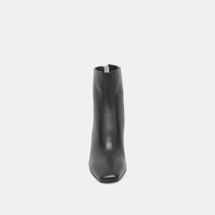 Fifi H2O Wide Booties Black White Leather Women Dolce Vita Boots and Booties