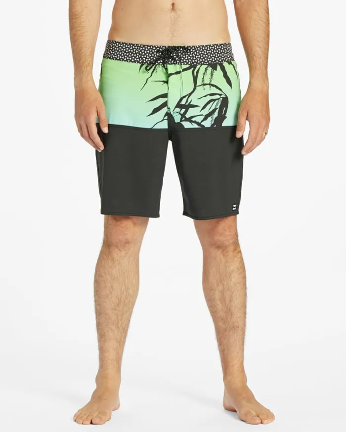 Fifty50 Pro Performance 19034 Boardshorts Neon Lime Men Billabong Performance Boardshorts