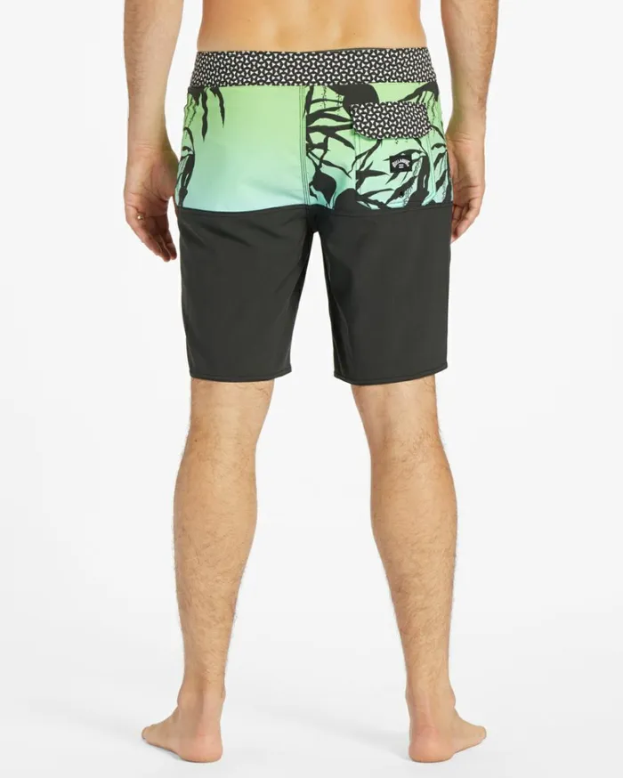 Fifty50 Pro Performance 19034 Boardshorts Neon Lime Men Billabong Performance Boardshorts