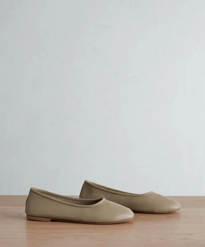 Flats and Loafers Women Jenni Kayne Charlotte Ballet Flat Khaki