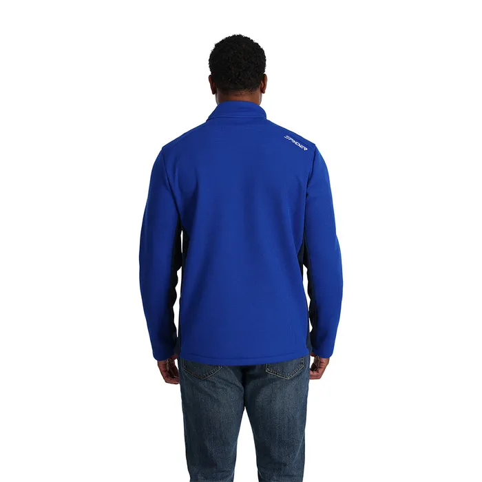 Fleece Mens Spyder Bandit Half Zip 8211 Electric Blue