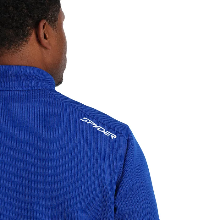 Fleece Mens Spyder Bandit Half Zip 8211 Electric Blue