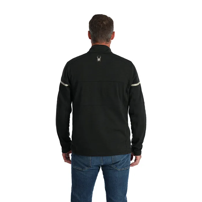 Fleece Mens Spyder Speed Fleece Half Zip 8211 Black
