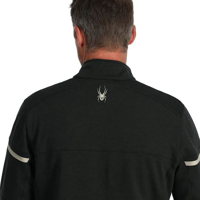 Fleece Mens Spyder Speed Fleece Half Zip 8211 Black