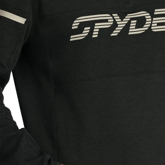 Fleece Mens Spyder Speed Fleece Half Zip 8211 Black