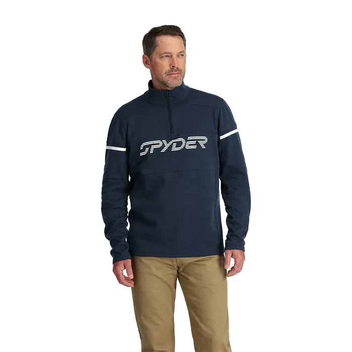 Fleece Mens Spyder Speed Fleece Half Zip 8211 True Navy