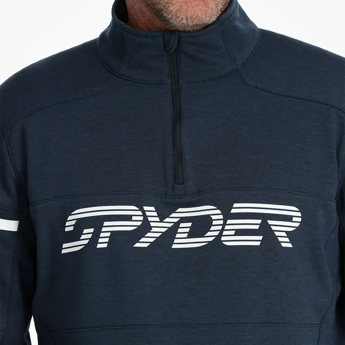Fleece Mens Spyder Speed Fleece Half Zip 8211 True Navy