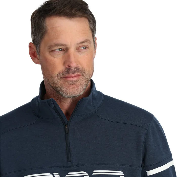 Fleece Mens Spyder Speed Fleece Half Zip 8211 True Navy