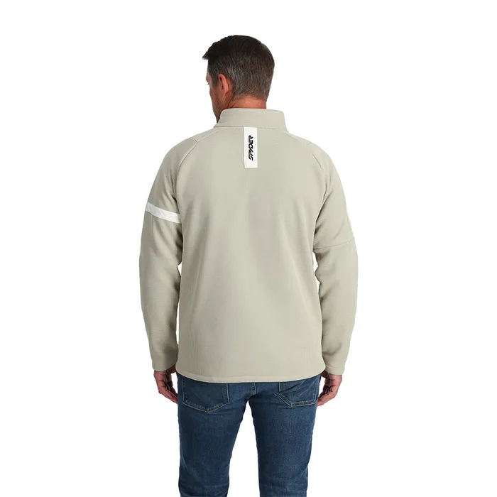 Fleece Mens Spyder Wengen Bandit Half Zip 8211 Sandstorm