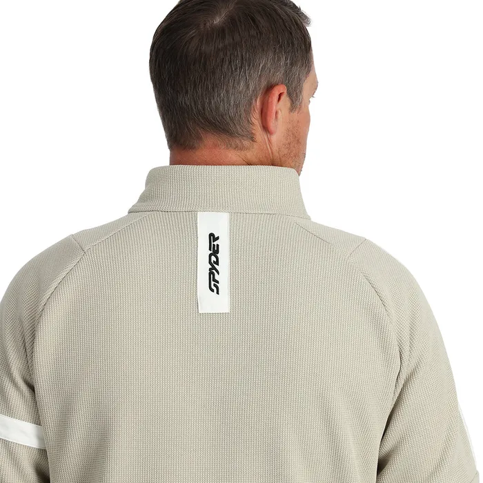 Fleece Mens Spyder Wengen Bandit Half Zip 8211 Sandstorm