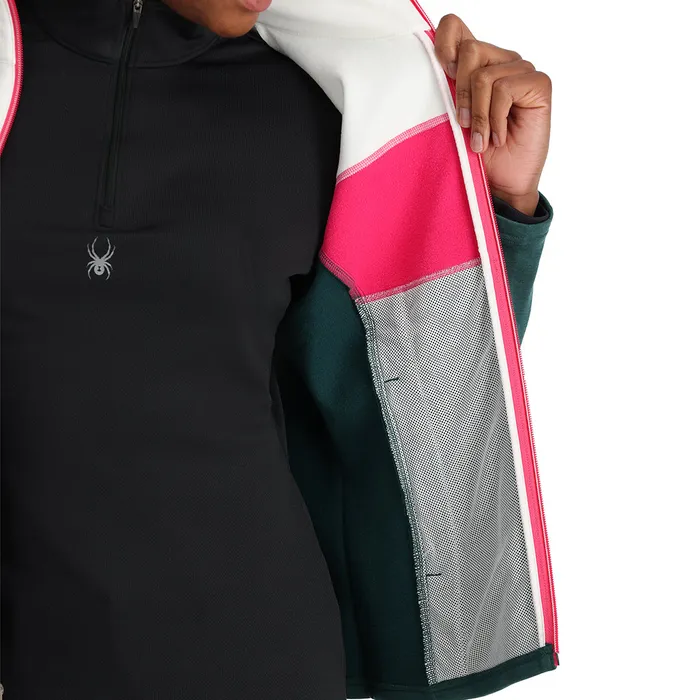Fleece Womens Spyder Speed Full Zip 8211 Cypress Green