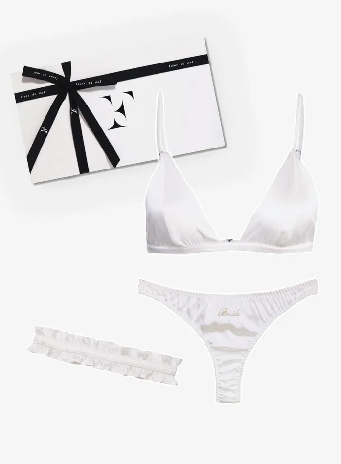 Fleur Du Mal Bridal Women Luxe Bridal Gift Set Ivory