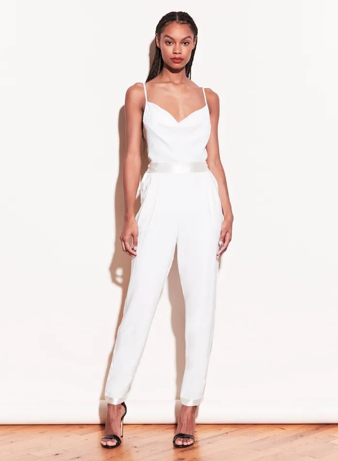 Fleur Du Mal Camis and Tanks Women Cowl Neck Spaghetti Strap Cami Ivory Fleur Du Mal Camis and Tanks Women Cowl Neck Spaghetti Strap Cami Ivory