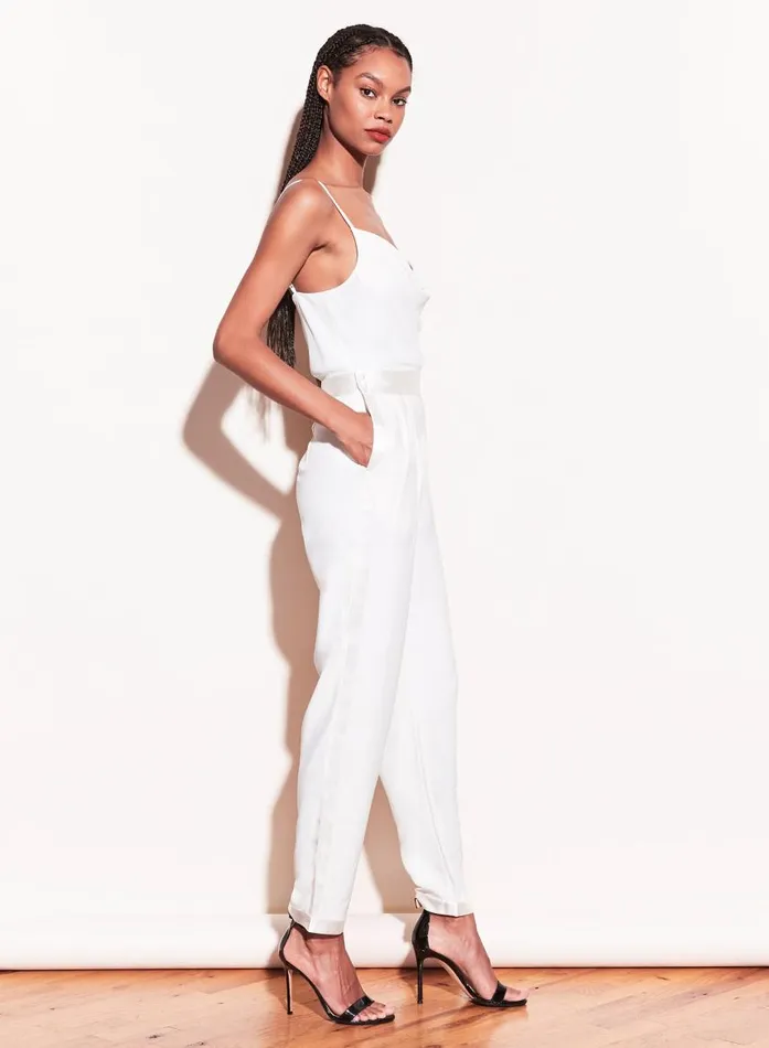 Fleur Du Mal Camis and Tanks Women Cowl Neck Spaghetti Strap Cami Ivory Fleur Du Mal Camis and Tanks Women Cowl Neck Spaghetti Strap Cami Ivory