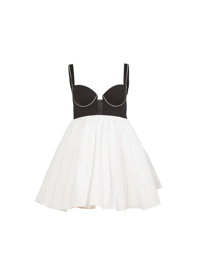 Fleur Du Mal Dresses Women Bustier Babydoll Dress Ivory Fleur Du Mal Dresses Women Bustier Babydoll Dress Ivory