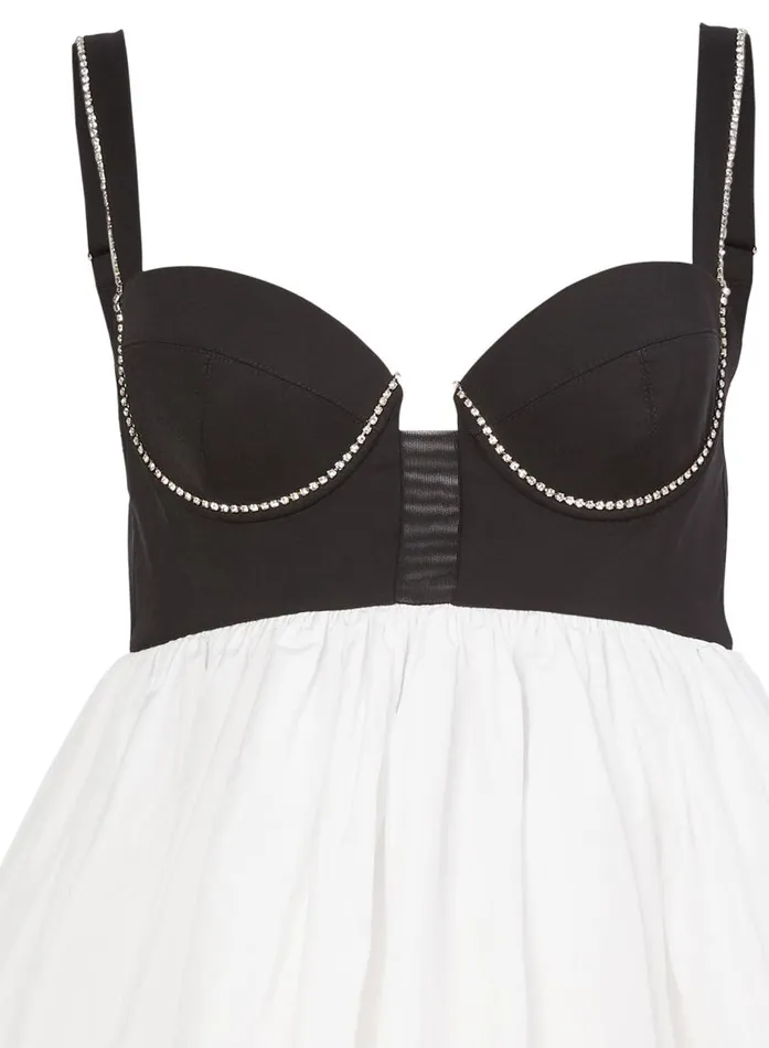 Fleur Du Mal Dresses Women Bustier Babydoll Dress Ivory Fleur Du Mal Dresses Women Bustier Babydoll Dress Ivory