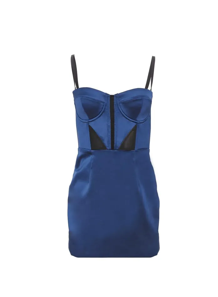 Fleur Du Mal Dresses Women Bustier Mini Dress Celestial Fleur Du Mal Dresses Women Bustier Mini Dress Celestial