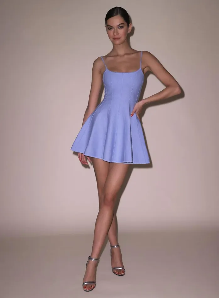 Fleur Du Mal Dresses Women Flared Corset Dress Baby Lavender Fleur Du Mal Dresses Women Flared Corset Dress Baby Lavender